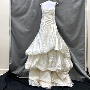 Jim Hjelm Satin Mermaid Wedding Gown